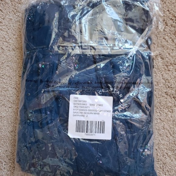 Free People NWT Sascha Sequin Maxi Dress - Picture 5 of 6